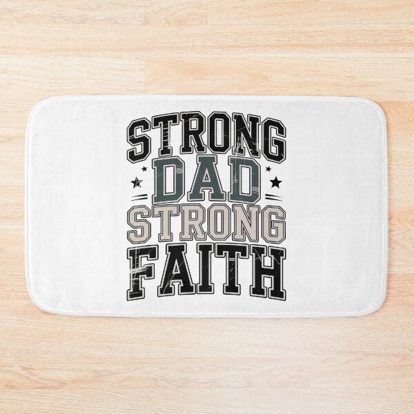 Item preview, Strong Dad Strong Faith Fathers Day designed and sold by HahaHandlesHub.