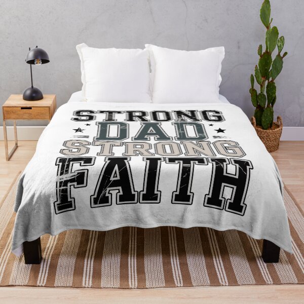 Item preview, Strong Dad Strong Faith Fathers Day designed and sold by HahaHandlesHub.