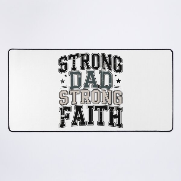 Item preview, Strong Dad Strong Faith Fathers Day designed and sold by HahaHandlesHub.
