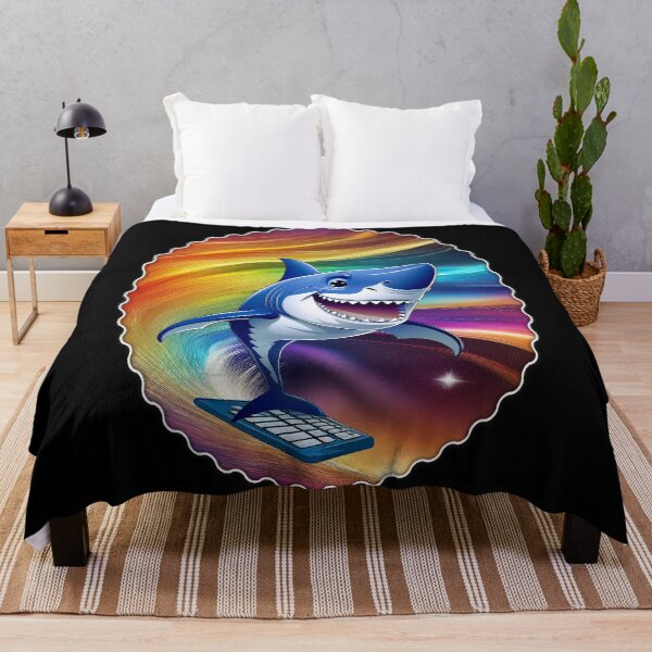 Item preview, Shark Surfing designed and sold by Karen Wood.
