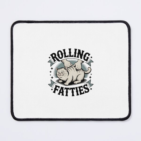 Item preview, Rolling Fatties Cat Tee Funny Fat Cat designed and sold by PamoHunter.