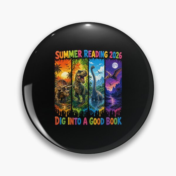 Item preview, Summer Reading 2026 Dig Into A Good Book Dinosaur Student Reader designed and sold by FormalDehyena.