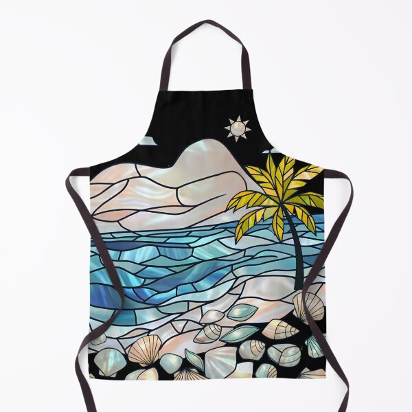 Item preview, Pearlescent Ocean Waves Palm Tree designed and sold by Majnon8bp.