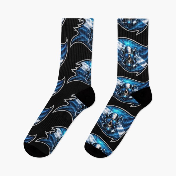 Item preview, Blue Dive Flag Skull Scuba Diver Ocean Adventure Underwater Diving Design designed and sold by artistwill.