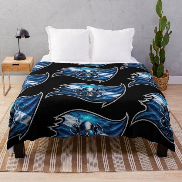 Item preview, Blue Dive Flag Skull Scuba Diver Ocean Adventure Underwater Diving Design designed and sold by artistwill.