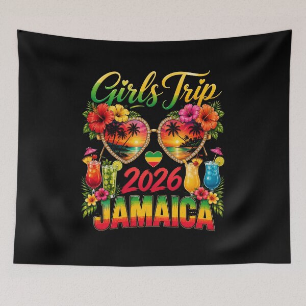 Item preview, Girls Trip 2026 Jamaica Women Vacation Friends Travel Getaway designed and sold by FormalDehyena.
