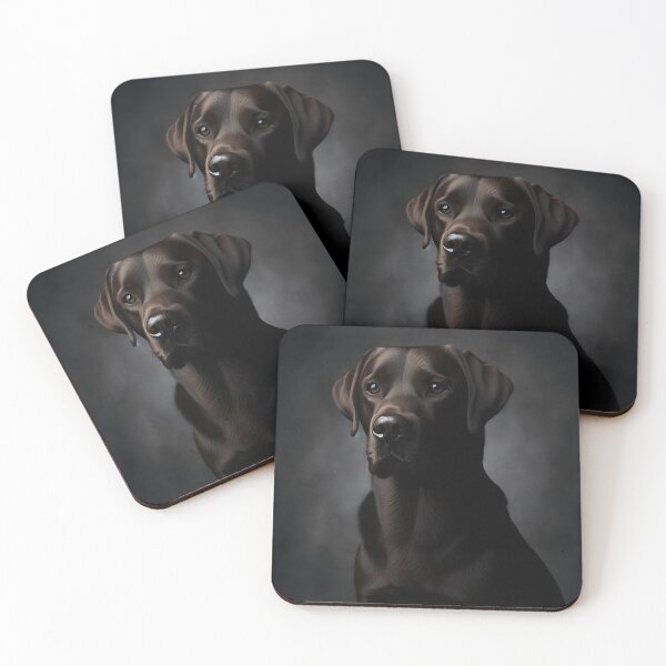 Item preview, Somber canine portrait - Mysterious beauty designed and sold by davidromapixel.