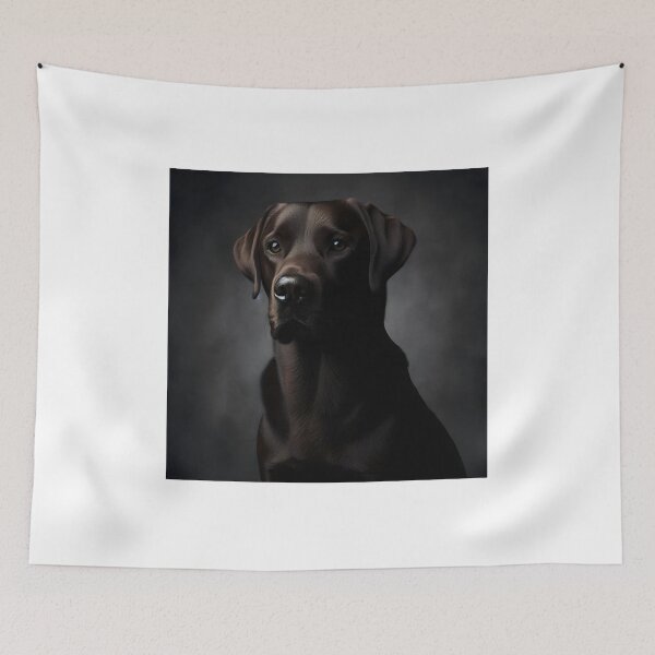 Item preview, Somber canine portrait - Mysterious beauty designed and sold by davidromapixel.