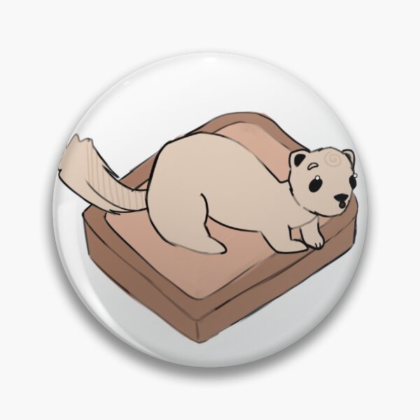 Item preview, - toast ferret - Little Lunchbox - white - designed and sold by echoztarrr.