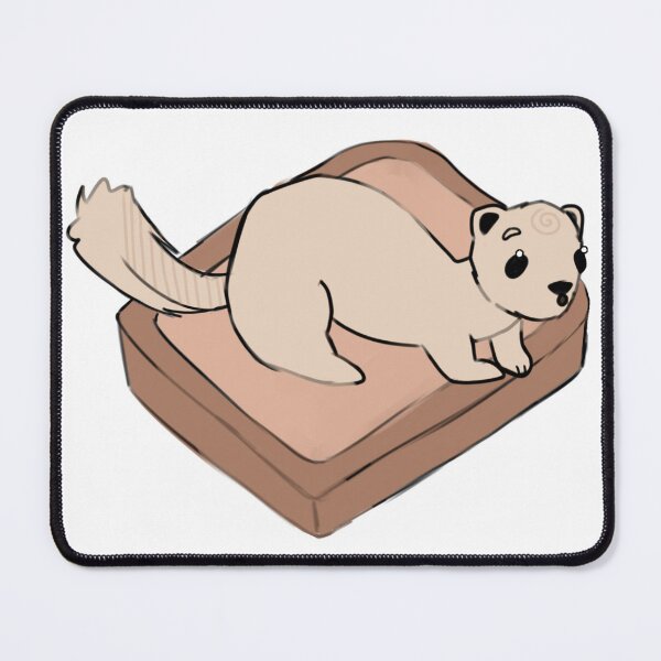 Item preview, - toast ferret - Little Lunchbox - white - designed and sold by echoztarrr.