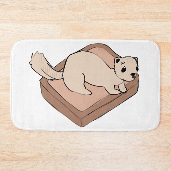 Item preview, - toast ferret - Little Lunchbox - white - designed and sold by echoztarrr.