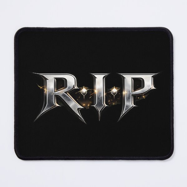 Item preview, RIP Rest In Peace Heavy Metal Font Chrome designed and sold by Witsnu7356.