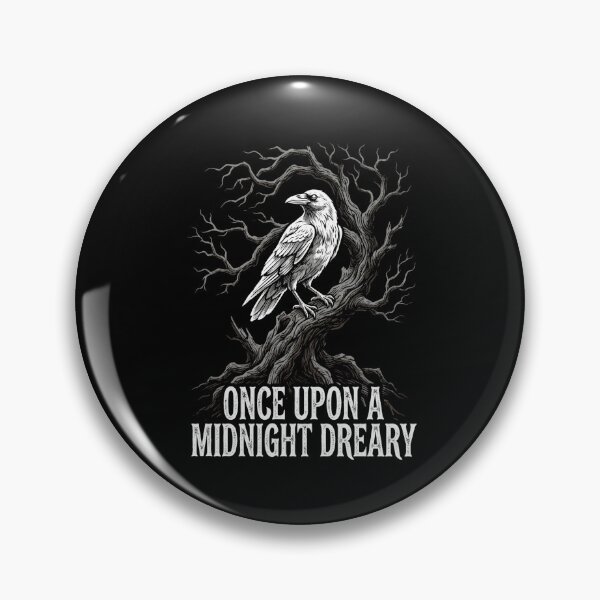 Item preview, Edgar Allan Poe Once Upon a Midnight Dreary Raven designed and sold by Fenay Designs.