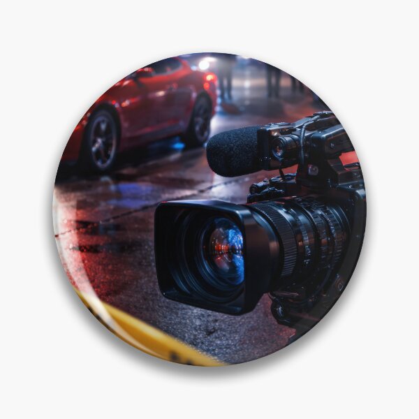 Item preview, Camera Police Tape Crime Scene Night Thriller Film Poster designed and sold by Cine8.