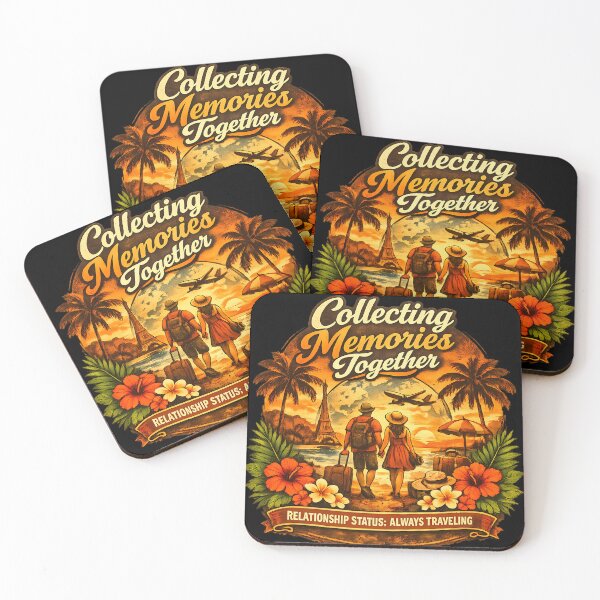 Item preview, Collecting Memories Together Romantic Summer Vacation Couple Design designed and sold by RoyesButler.