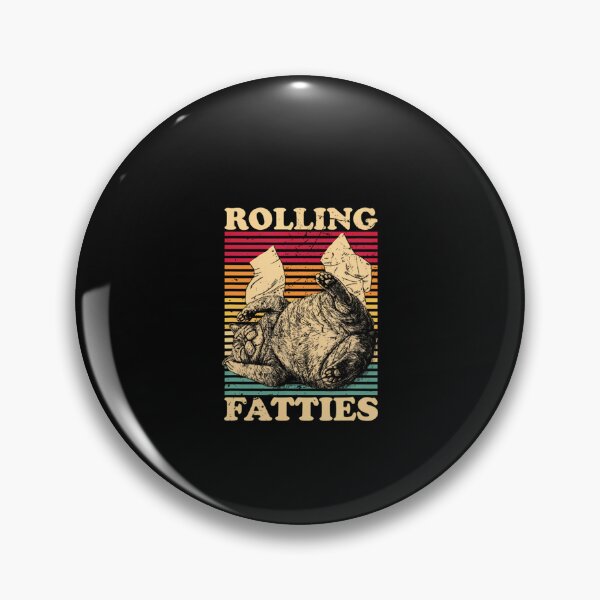 Item preview, Rolling Fatties Cat Funny Cute Cat Lover  designed and sold by PamoHunter.