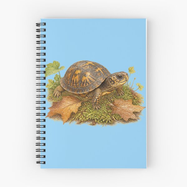 Item preview, Baby Eastern Box Turtle Woodland Design designed and sold by BloomStudio1.