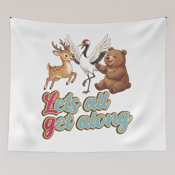 Item preview, Let's all get along designed and sold by LOVEARTDESIGN.
