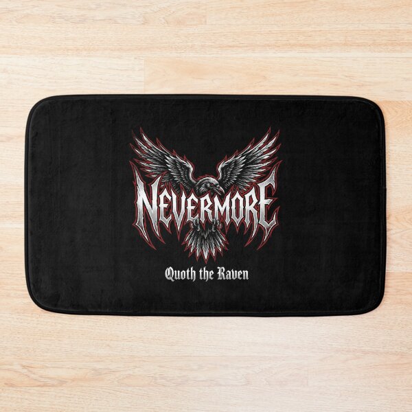 Item preview, Edgar Allan Poe Metal Band Style Nevermore Raven designed and sold by Fenay Designs.