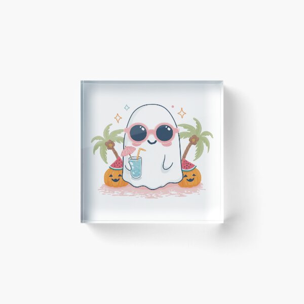 Item preview, Spooky Splash Summerween Ghost designed and sold by TobattoVision Commodities.
