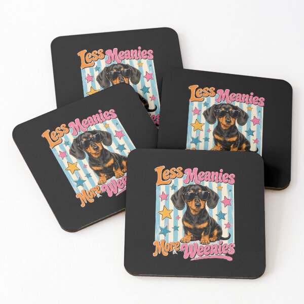 Item preview, Less Meanies More Weenies Dachshund Lover Dog Owner Gift designed and sold by FormalDehyena.
