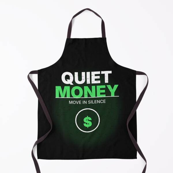 Item preview, Quiet Money Minimalist Wealth Mindset Shirt designed and sold by PixelPublishing.