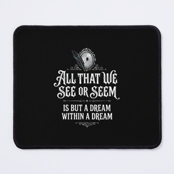 Item preview, Edgar Allan Poe Dream Within a Dream Victorian Quote designed and sold by Fenay Designs.