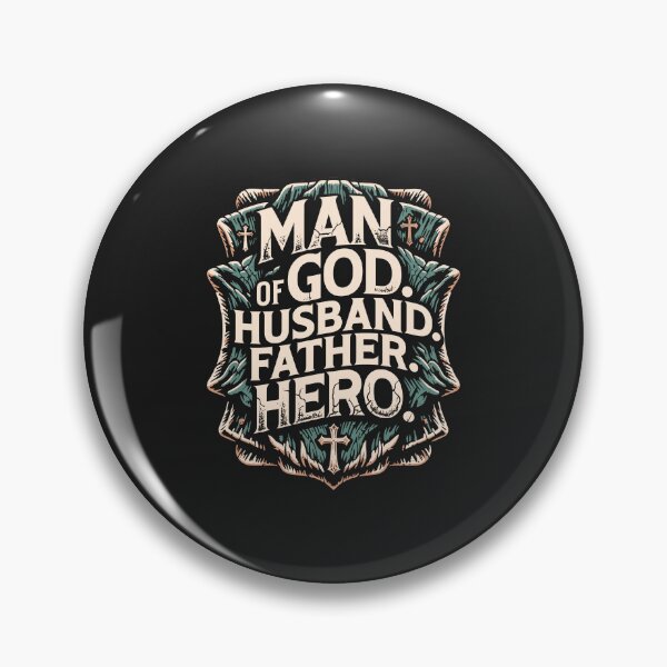 Item preview, Man Of God Father Hero Design designed and sold by HahaHandlesHub.