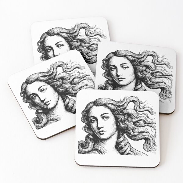 Item preview, The Birth of Venus Vintage Engraving Digital Sketch designed and sold by RPrintPulse.