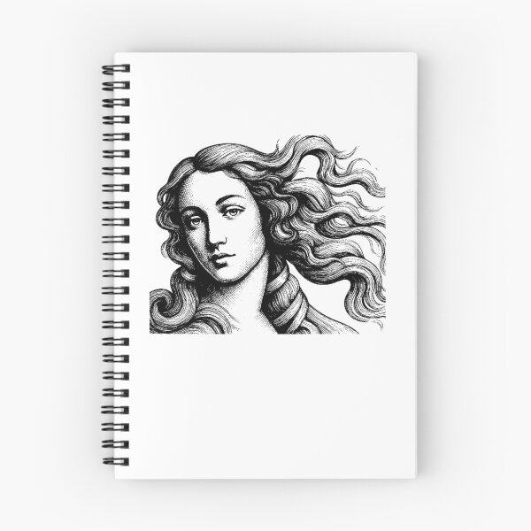 Item preview, El nacimiento de Venus - Grabado antiguo - Boceto digital designed and sold by RPrintPulse.