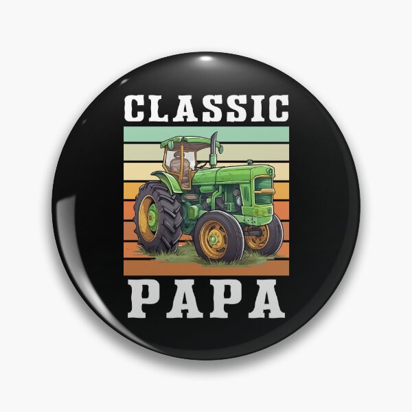 Item preview, Classic Papa Vintage Tractor Retro Sunset designed and sold by Dmetalx Art Apparel.