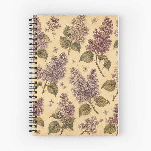 Item preview, Vintage Lilac Botanical Pattern  designed and sold by DreamPixelPrint.