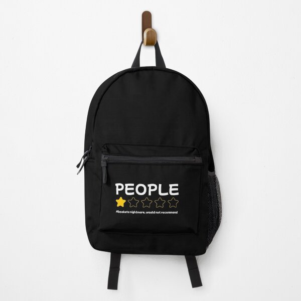 Item preview, People 1 Star Review Funny Sarcastic Typography Design designed and sold by UI Expert.