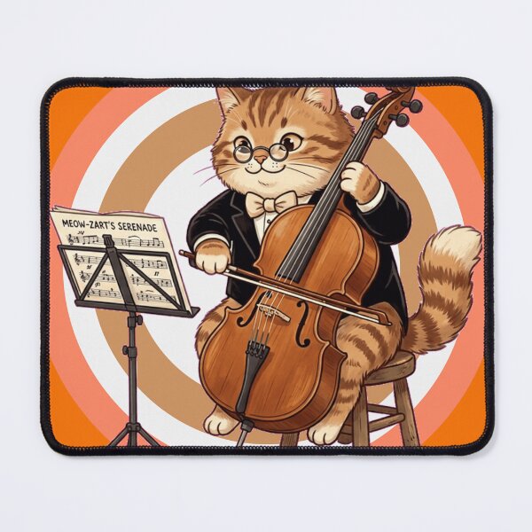 Item preview, Cat Playing Cello designed and sold by McThingummy.