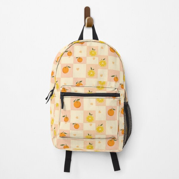Item preview, Pastel Orange Pattern Aesthetic | Pink Yellow Orange Retro Squares | Cute Citrus Summer Apparel Design designed and sold by PeacefulD-signs.