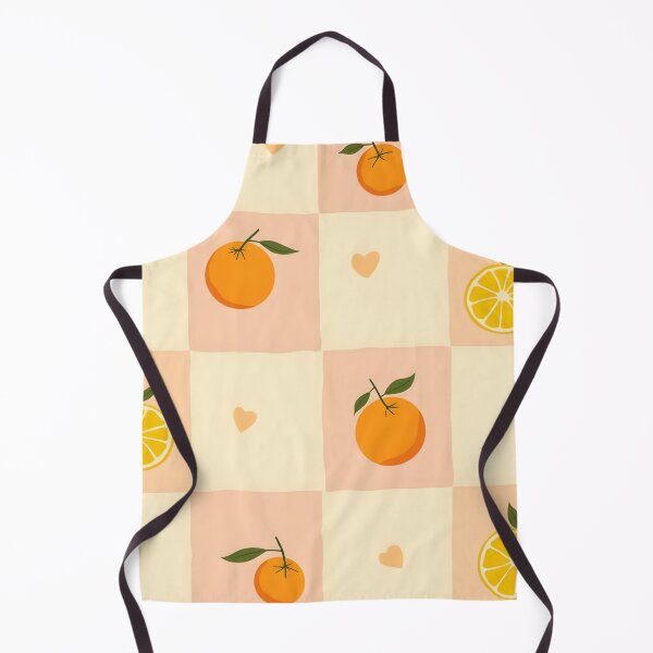 Artikelvorschau, Ästhetik mit pastellorangenem Muster | Rosa-gelb-orangefarbene Retro-Quadrate | Niedliches Sommer-Kleidungsdesign mit Zitrusmotiven entworfen und verkauft von PeacefulD-signs.