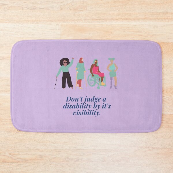 Item preview, Don't Judge A Disability By It's Visibility - Pink Edition designed and sold by Megan-Alice.