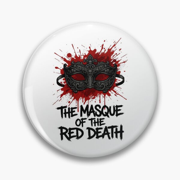 Aperçu de l'œuvre Edgar Allan Poe Le Masque de la Mort Rouge Masque Gothique créée et vendue par Fenay Designs.