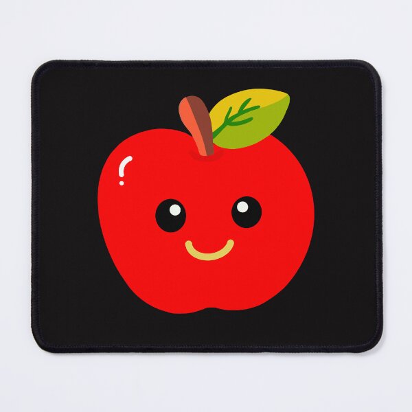 Item preview, : Cute Red Apple Character Illustration with Happy Smiling Face for Kids designed and sold by Teenidesign .
