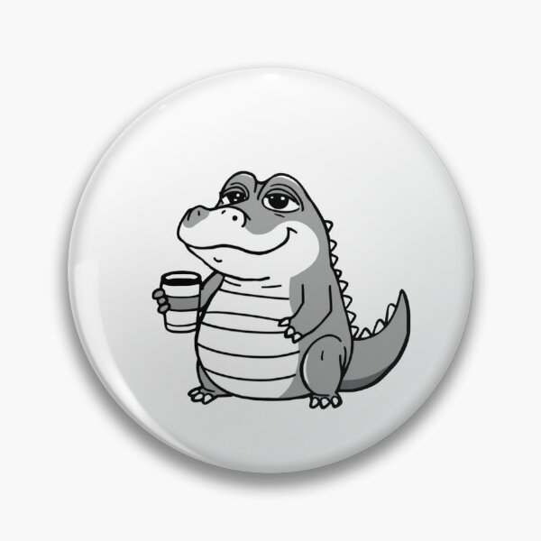 Item preview, Lazy Croc Sticker designed and sold by Pohnnatee  Dechachokdee.