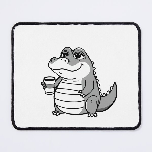 Item preview, Lazy Croc Sticker designed and sold by Pohnnatee Dechachokdee.