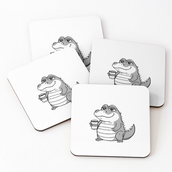 Item preview, Lazy Croc Sticker designed and sold by Pohnnatee  Dechachokdee.