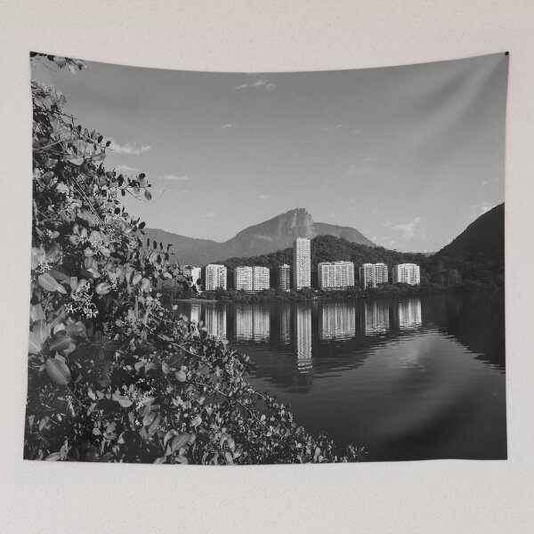 Item preview, Lagoa Rodrigo de Freitas & Cristo Redentor designed and sold by anafrancisconi.