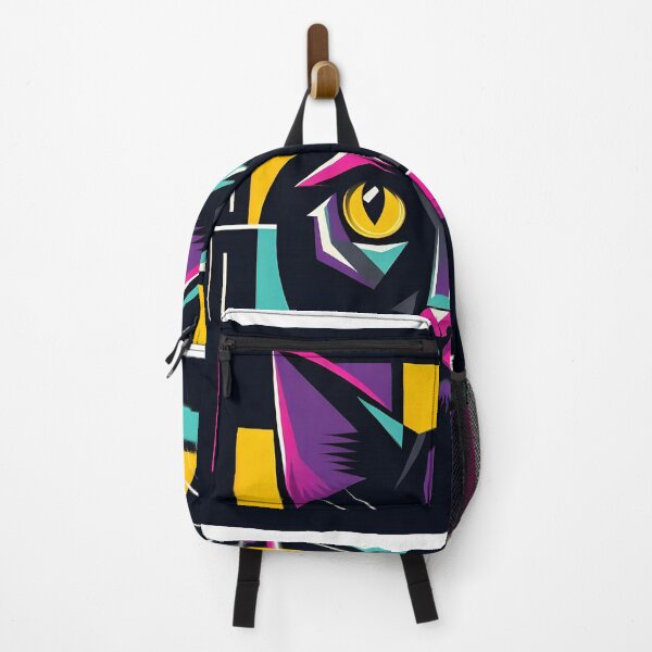 Item preview, Geometric artistic cat - Vibrant colors designed and sold by davidromapixel.