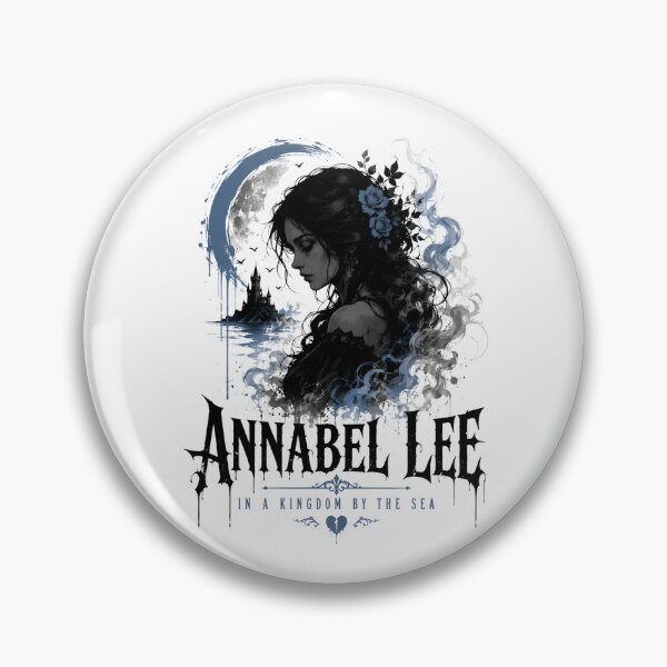 Item preview, Edgar Allan Poe Annabel Lee Kingdom by the Sea designed and sold by Fenay Designs.
