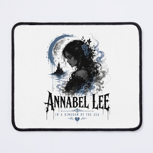 Item preview, Edgar Allan Poe Annabel Lee Kingdom by the Sea designed and sold by Fenay Designs.