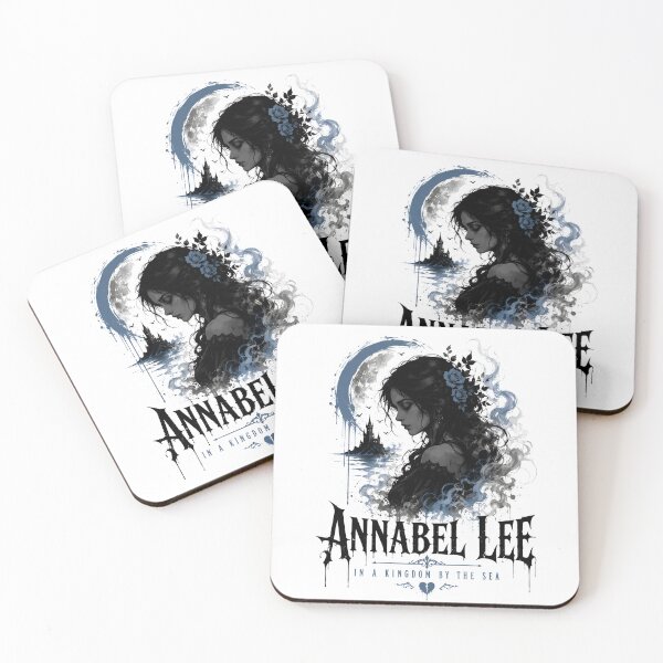 Item preview, Edgar Allan Poe Annabel Lee Kingdom by the Sea designed and sold by Fenay Designs.