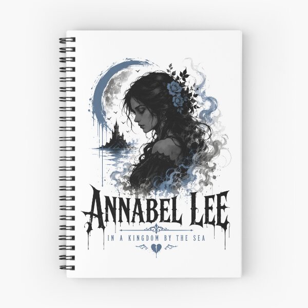 Item preview, Edgar Allan Poe Annabel Lee Kingdom by the Sea designed and sold by Fenay Designs.