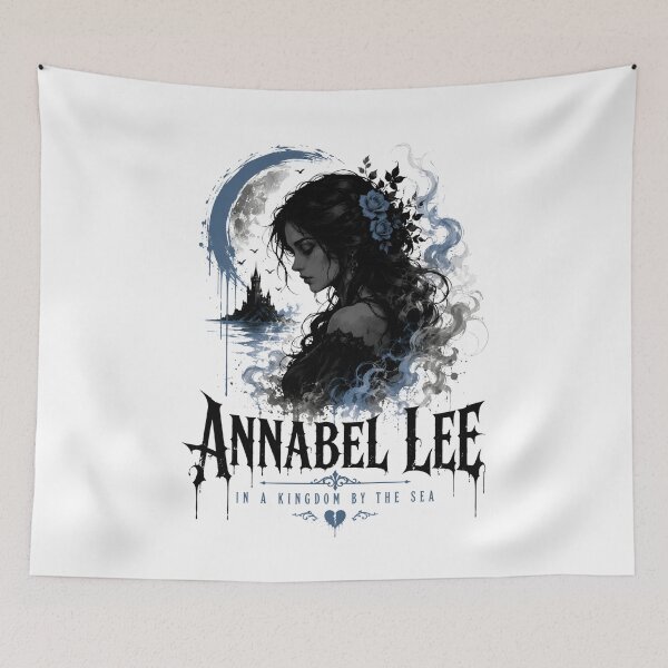 Item preview, Edgar Allan Poe Annabel Lee Kingdom by the Sea designed and sold by Fenay Designs.