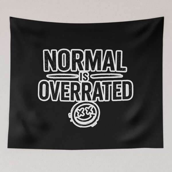 Item preview, Normal Is Overrated – Grunge Typography Streetwear Design designed and sold by MartBook.